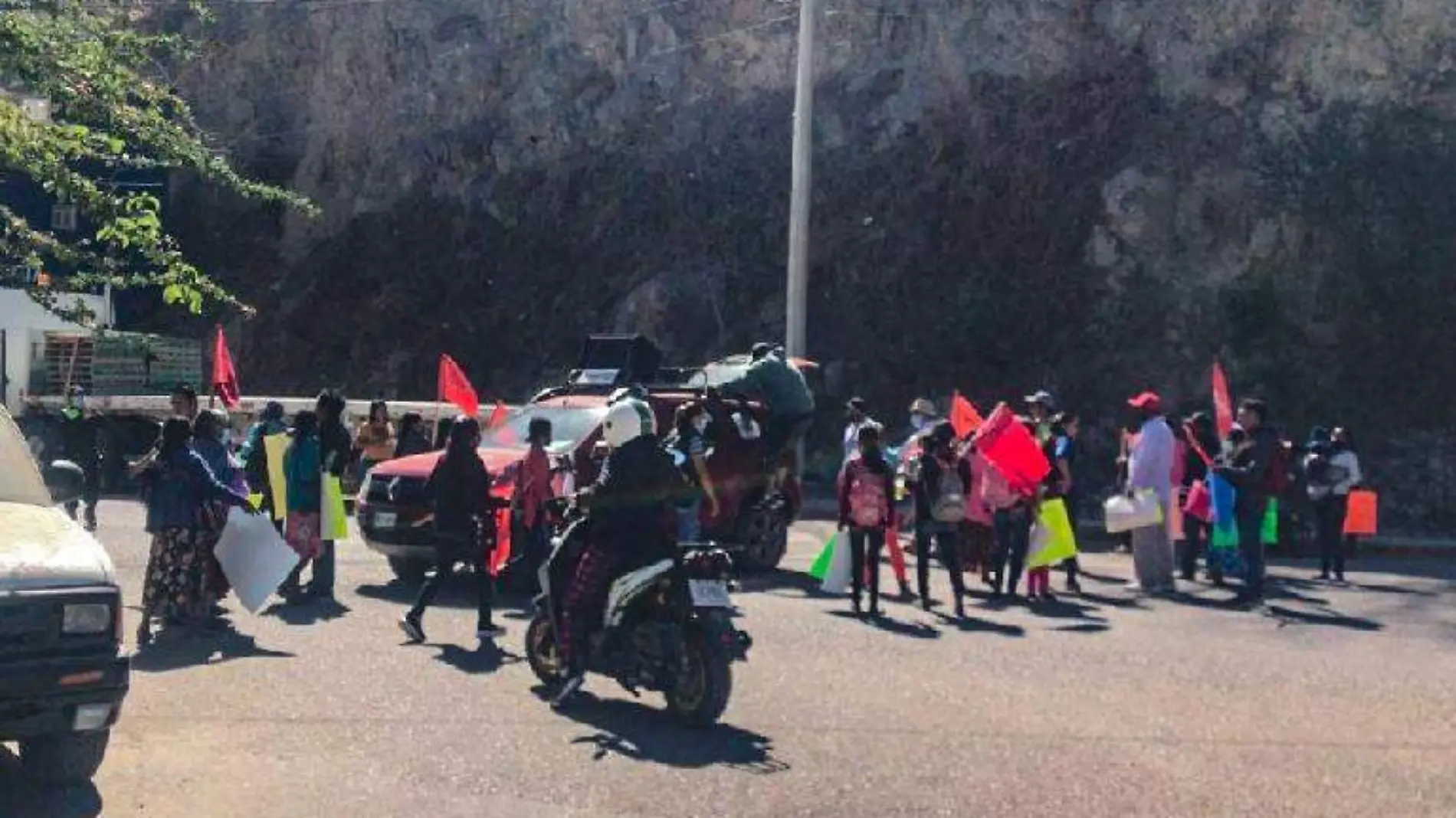 Bloqueo Antorcha campesina